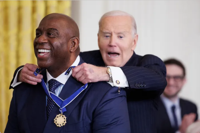 Magic Johnson, Hillary Clinton, and Denzel Washington are among 19 to receive the Presidential Medal of Freedom